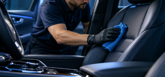 Illustrative car valeting